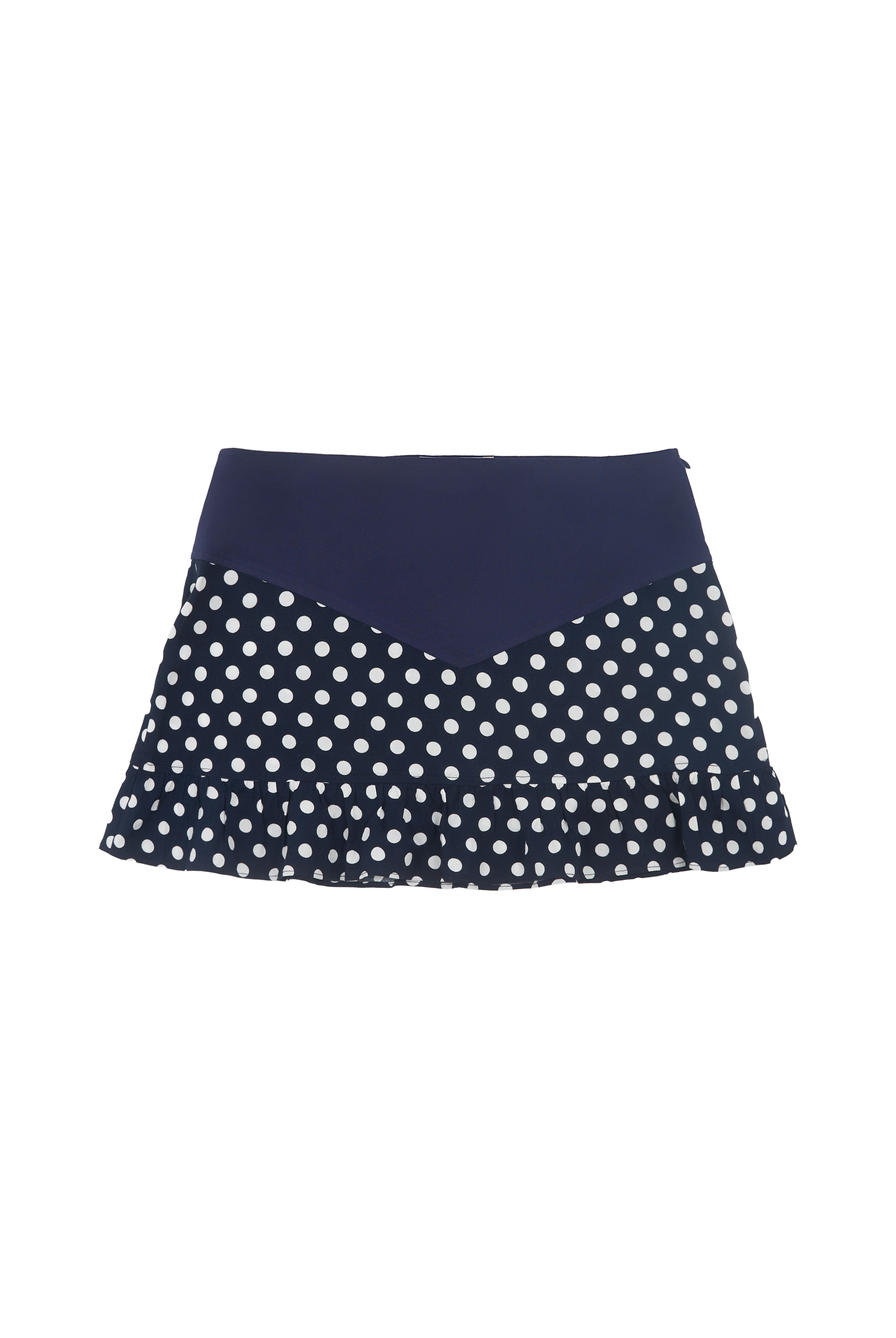 Poppy Polka Dot Mini Skirt